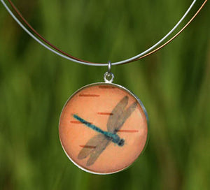 Birch Dreams Dragonfly Necklace