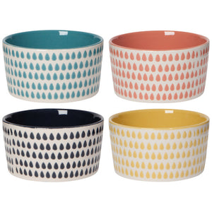 Danica Heirloom Cloudburst Prism Ramekin Set, 4pc