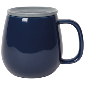 Danica Heirloom Stoneware Mug w/ Lid, Midnight 16oz