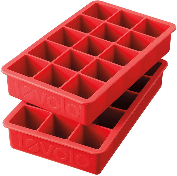 Tovolo Perfect Ice Cube Tray, Set/2 Candy Apple