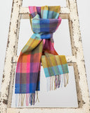 Avoca Merino Wool Scarf, Solstice Pastel 70.5x9.5"