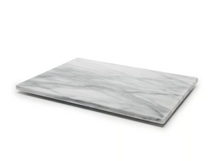 Fox Run Large White Marble Pastry Board, 16x20"