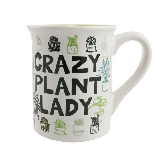 ONIM Mug - Crazy Plant Lady Mug, 16oz