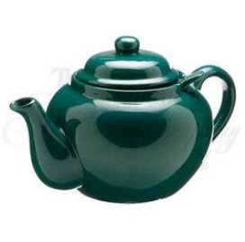 Metropolitan Glazed Ceramic Teapot, 3 Cup - Green