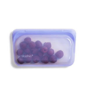 Stasher Reusable Snack Bags, 7.5x4.75"/10oz Amethyst