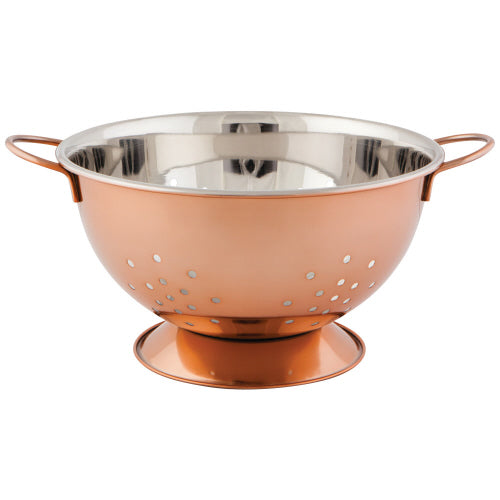 Now Designs Rose Gold Colander, Large