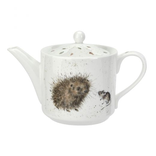 Wrendale Teapot, 1pt Hedgehog & Mice