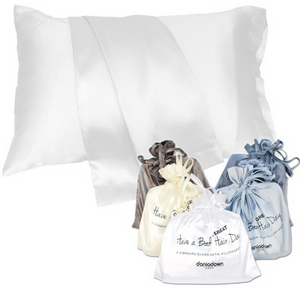 Have A Great Hair Day Latte Satin Pillowcases, King