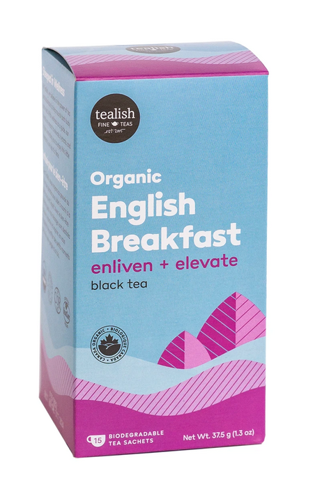 Organic English Breakfast, 15 Tea Sachets