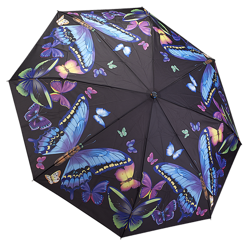 Folding Umbrella - Moonlight Butterflies