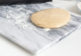 Fox Run Large White Marble Pastry Board, 16x20"