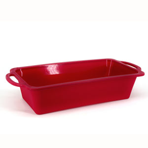 A La Tarte Silicone Loaf Pan, Red 10x4.75"
