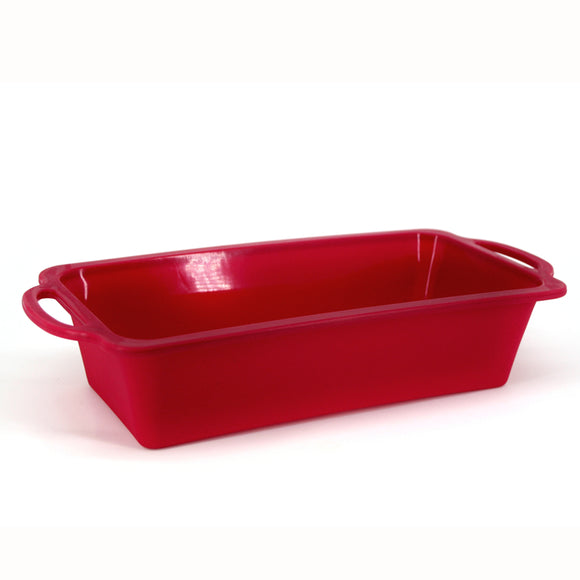 A La Tarte Silicone Loaf Pan, Red 10x4.75