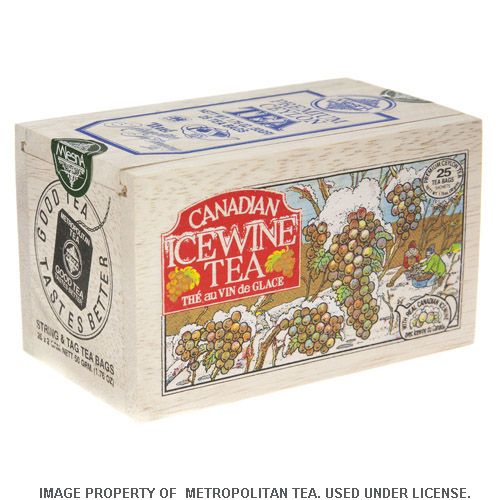 Wood Box, Canadian Icewine Black Tea, 25 Teabags