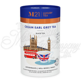 M21 Luxury Tea 24 Bags, Cream Earl Grey Black Tea