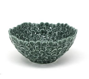 BIA Bouquet Textured Bowl, 4.75" Teal