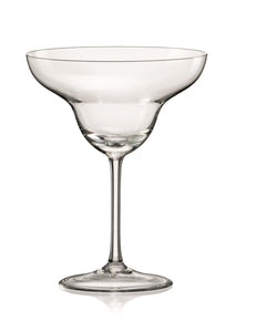 Bohemia Crystal Bar Margarita Cocktail Drinking Glasses, Set of 4, 350ml