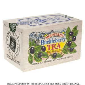 Wood Box, Mountain Huckleberry Black Tea, 25 Teabags