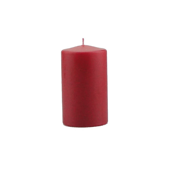 Red Danish Pillar Candle, 2.75x7