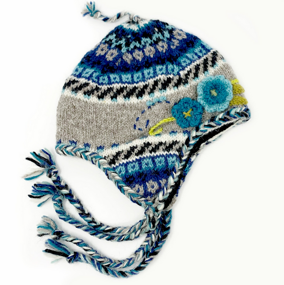 Hamro Knitted Earflap Ski Hat, Nordique
