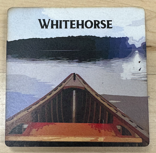 Wooden Coaster, Canoe Bow - Whitehorse