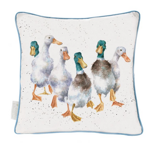 Wrendale Down Cushion, Quackers, Dog 16x16"