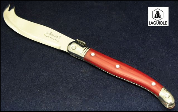 Laguiole Cheese Knife, Red