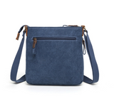Davan Canvas Shoulder Bag, Blue
