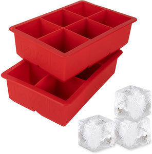 Tovolo King Silicone Ice Cube Tray, Candy Apple