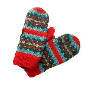 Hamro Knitted Mittens, Ivy