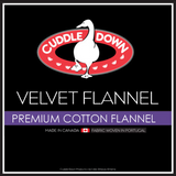 Velvet Flannel Flat - Navy - Queen