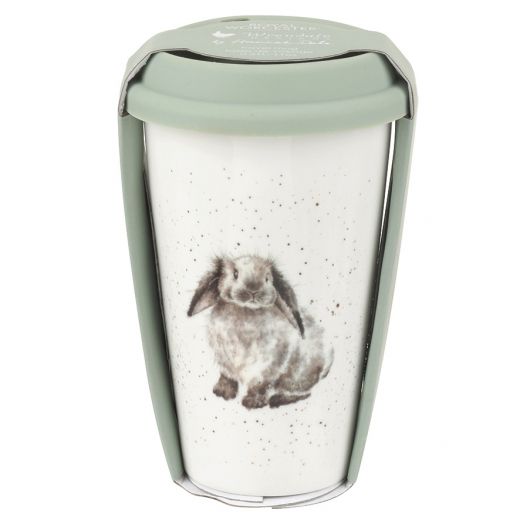 Wrendale Travel Mug: Rabbit, 11oz