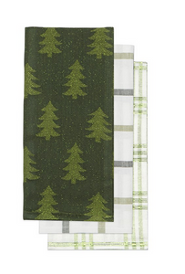 Harman Shimmer Tree Tea Towel Set, 3pc