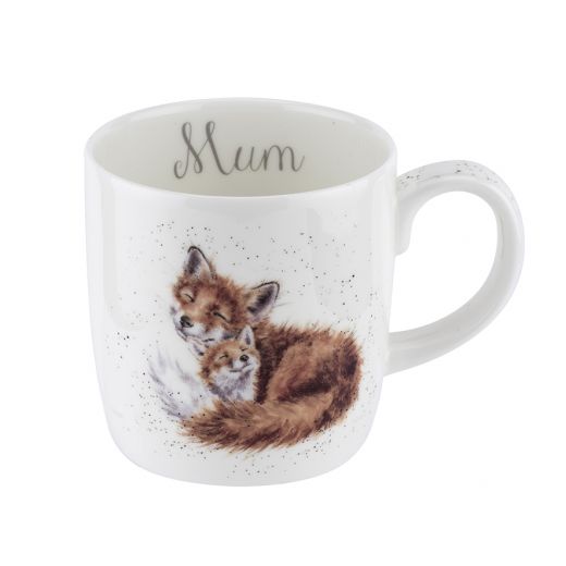 Wrendale Mug: Large 'Mum' Fox Mug 14oz
