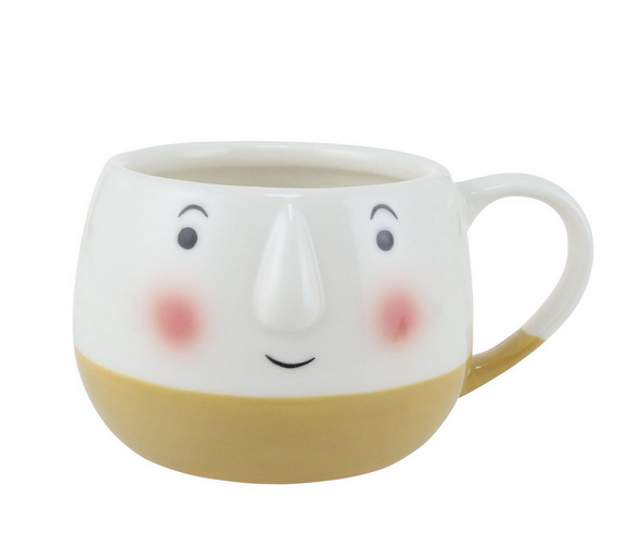 ONIM Mug - Sculpted Mini Face Mug, 6oz
