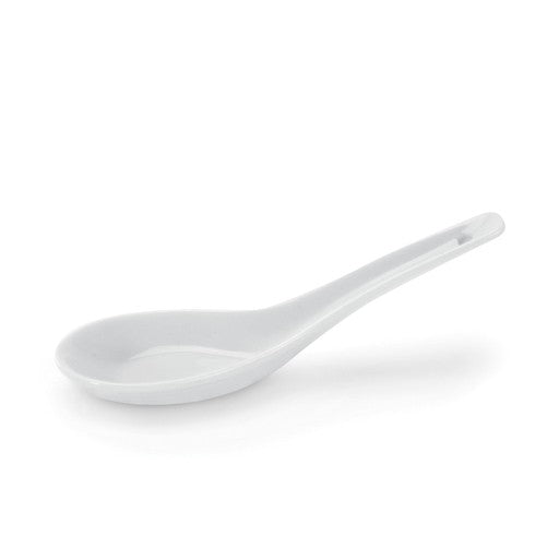 Lotus Soup Spoon, White, 6