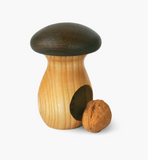 Mushroom Nutcracker, Hardwood/Smoked Oak 12cm