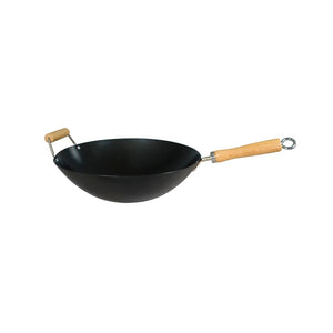 Dexam Carbon Steel Wok, Non-Stick, 34cm