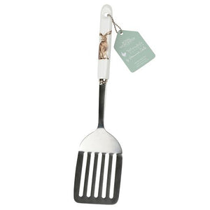 Wrendale Slotted Spatula: Good Hare Day