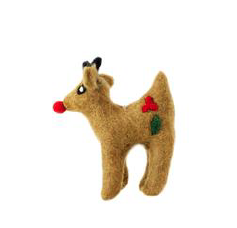 Hamro Felt Ornament, Rudolph