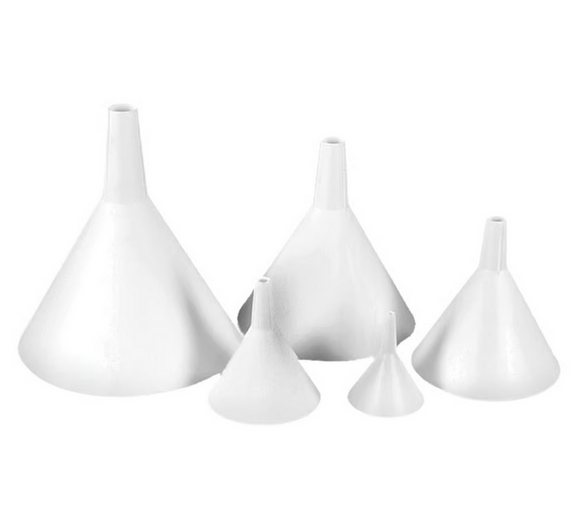 Fox Run Plastic Funnel Set, 5pc - White