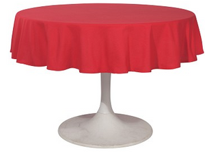 Now Designs Renew Tablecloth, Chili 60" Round