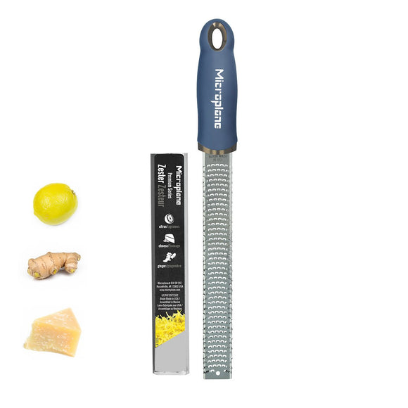 Microplane Premium Series Zester / Grater, Denim Blue