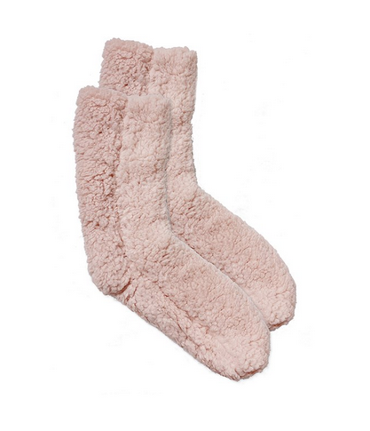 Kozie Sherpa Lounge Sock, Pink (One Size)