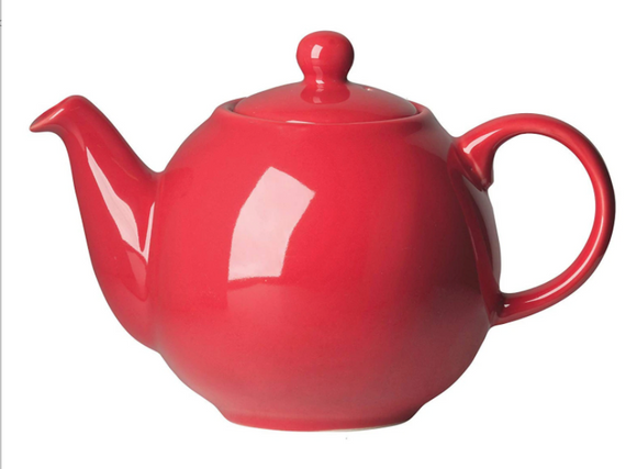 2 Cup Globe Teapot, Red