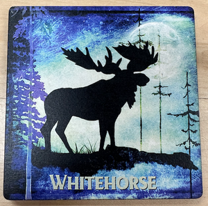 Wooden Coaster, Midnight Moose - Whitehorse