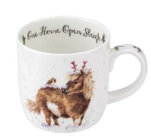 Wrendale Mug: One Horse Open Sleigh 11oz