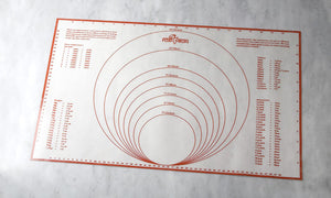 Fox Run Silicone Baking Mat w/Measurements/Conversions, 23.25x15.25"