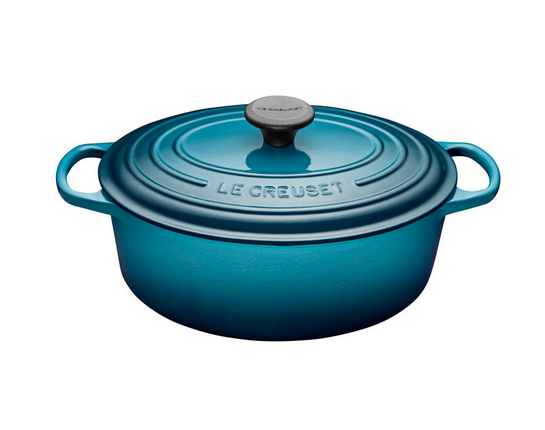4.7 L Oval French Oven, Teal