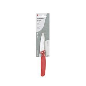 Straight Blade Spear Point Knife, 3" Red